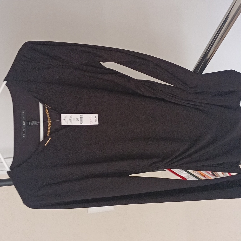 NWT black long sleeve top